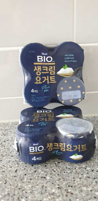 [매일 바이오] 생크림요거트 플레인 12개 + 유자 12개 — 5점을 준 리뷰어가 2019년 6월 올린 사용 사진