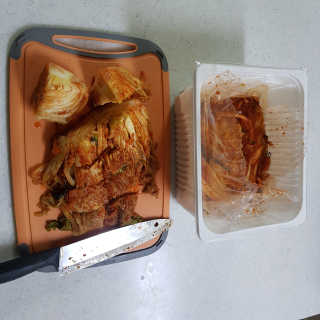 이킴 포기김치 — 5점을 준 리뷰어가 2019년 12월 올린 사용 사진