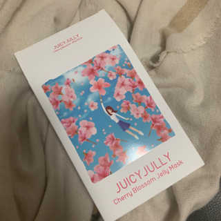 쥬시줄리 체리블라썸 젤리겔 마스크 — 5점을 준 리뷰어가 2020년 3월 올린 사용 사진
