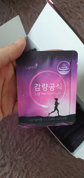[감량공식] 다이어트 건강기능식품 — 5점을 준 리뷰어가 2019년 12월 올린 사용 사진