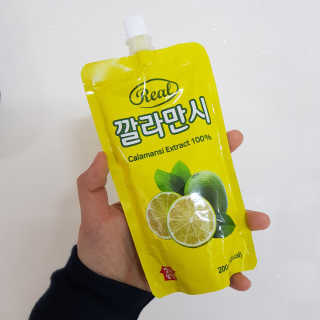 장수농가 리얼깔라만시 — 5점을 준 리뷰어가 2018년 4월 올린 사용 사진