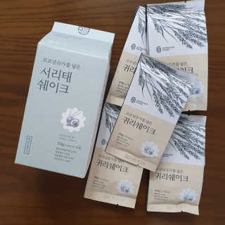 [착한습관]건강한 한끼, 귀리 쉐이크와 서리태 쉐이크 — 5점을 준 리뷰어가 2019년 8월 올린 사용 사진