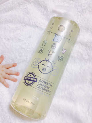 고위드 올인원 천연 세탁세제 — 5점을 준 리뷰어가 2018년 12월 올린 사용 사진