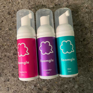 폼글 I foamgle [폼글] 거품가글 50ml 3종 - 민트, 라벤더, 라즈베리 — 5점을 준 리뷰어가 2019년 10월 올린 사용 사진