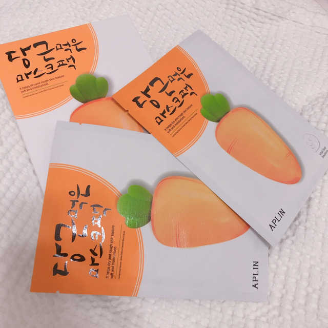 애플린 당근먹은 마스크팩 리뷰 사진