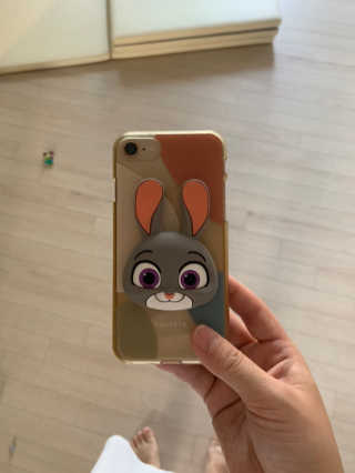 하이키키 디즈니 토이스토리 주토피아 팝톡  휴대폰 거치대 — 5점을 준 리뷰어가 2019년 9월 올린 사용 사진