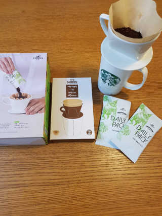 (주)쟈뎅 [쟈뎅] 클래스 신선한 하루 원두+여과지 SET — 5점을 준 리뷰어가 2019년 3월 올린 사용 사진
