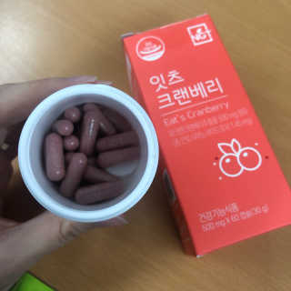네츄럴굿띵스 잇츠 크랜베리 1병 30일분 — 5점을 준 리뷰어가 2019년 10월 올린 사용 사진