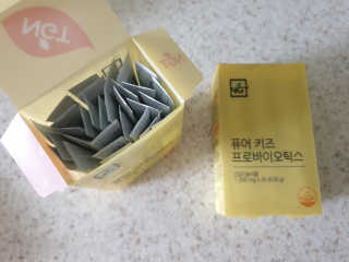 네츄럴굿띵스 퓨어 키즈 프로바이오틱스 60포 — 5점을 준 리뷰어가 2019년 8월 올린 사용 사진