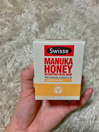 SWISSE 스위스 마누카 허니 디톡시파잉 페이셜 마스크 — 3점을 준 리뷰어가 2019년 12월 올린 사용 사진