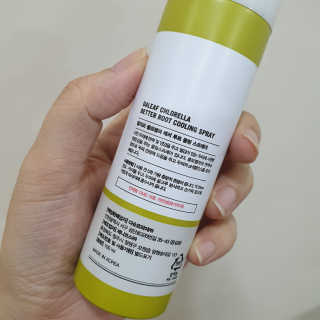 달리프 클로렐라 베러 루트 쿨링 스프레이 100ml — 5점을 준 리뷰어가 2019년 7월 올린 사용 사진