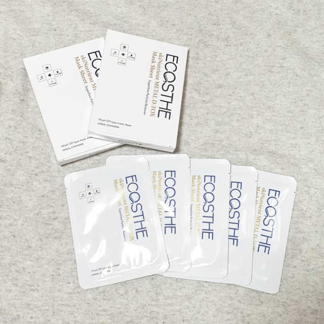 에코스떼 메탈디톡스 10매 리뷰 사진