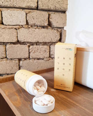 힐링팩토리 오늘도 가볍게 저분자 피쉬 콜라겐 정 — 5점을 준 리뷰어가 2020년 3월 올린 사용 사진