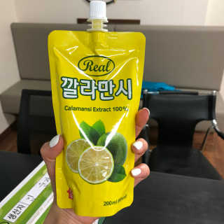 장수농가 리얼깔라만시 — 5점을 준 리뷰어가 2018년 4월 올린 사용 사진