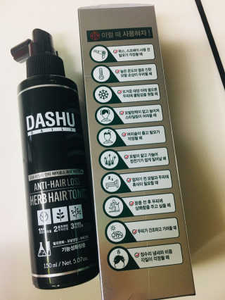 다슈코리아 다슈 안티 헤어로스 허브 헤어토닉 — 5점을 준 리뷰어가 2017년 11월 올린 사용 사진