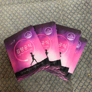 [감량공식] 다이어트 건강기능식품 신규 캠페인 — 5점을 준 리뷰어가 2020년 3월 올린 사용 사진