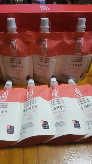 자연원 복다방 2종 100ml 10포씩 — 4.67점을 준 리뷰어가 2018년 12월 올린 사용 사진