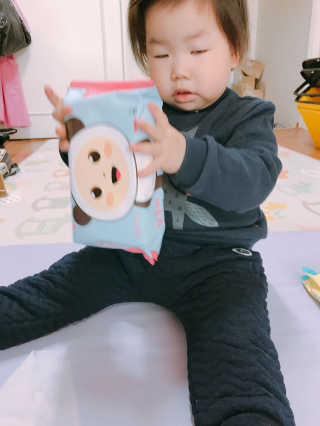 달곰이 물티슈 — 4.5점을 준 리뷰어가 2017년 3월 올린 사용 사진