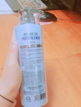 다슈코리아 다슈 데일리 안티 헤어로스 단백질 트리트먼트 — 3.83점을 준 리뷰어가 2017년 7월 올린 사용 사진