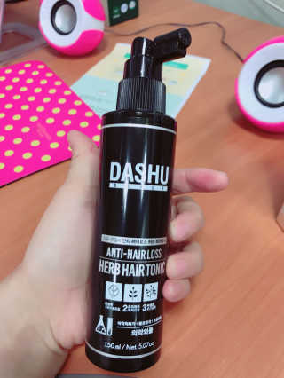 다슈코리아 다슈 안티 헤어로스 허브 헤어토닉 — 3.5점을 준 리뷰어가 2017년 5월 올린 사용 사진