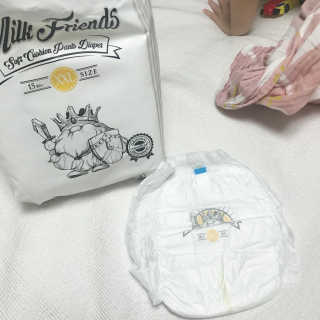 밀크프렌즈 MILK FRIENDS 쿠션 팬츠 기저귀 — 5점을 준 리뷰어가 2018년 8월 올린 사용 사진