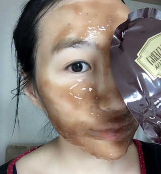 23years old 카카오 에너지 모델링 마스크 — 3.5점을 준 리뷰어가 2017년 2월 올린 사용 사진