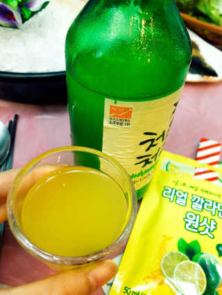 장수농가 리얼깔라만시 원샷 50ml 10팩+보틀 — 5점을 준 리뷰어가 2019년 5월 올린 사용 사진