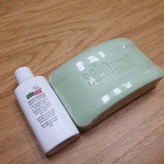 세바메드 클래식 클렌징 바[비누] + 바디로션 15ml — 3점을 준 리뷰어가 2019년 9월 올린 사용 사진