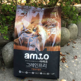 풀무원 아미오 그레인프리 3종 — 4.5점을 준 리뷰어가 2018년 4월 올린 사용 사진