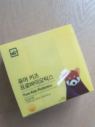 네츄럴굿띵스 퓨어 키즈 프로바이오틱스 60포 — 5점을 준 리뷰어가 2019년 8월 올린 사용 사진