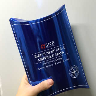 SNP 바다제비집 아쿠아 앰플 마스크 — 4.5점을 준 리뷰어가 2018년 3월 올린 사용 사진
