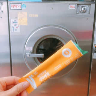 레인보우샵 올인원세탁세제,베이킹소다 스틱포6개입+세탁조클리너 — 4.17점을 준 리뷰어가 2018년 3월 올린 사용 사진
