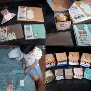 엘토이 L-TOY 시바견 편지지 6종 1SET + 뽀리 편지지 4종 — 4.33점을 준 리뷰어가 2018년 9월 올린 사용 사진