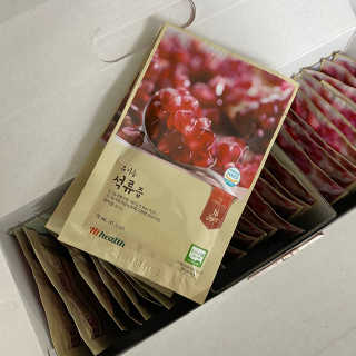 [하이헬스] 정말 진하고 맛있는 유기농 석류즙 30포 — 5점을 준 리뷰어가 2019년 11월 올린 사용 사진