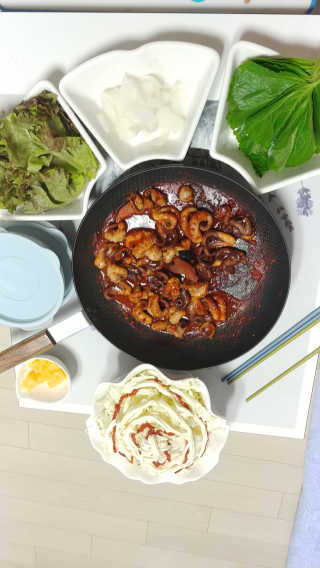 맵꾸미 쭈꾸미볶음 450g — 5점을 준 리뷰어가 2019년 8월 올린 사용 사진