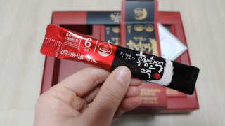 메이준뉴트리 박경호의 홍삼활력스틱 10ml x 30포 — 4.5점을 준 리뷰어가 2020년 2월 올린 사용 사진