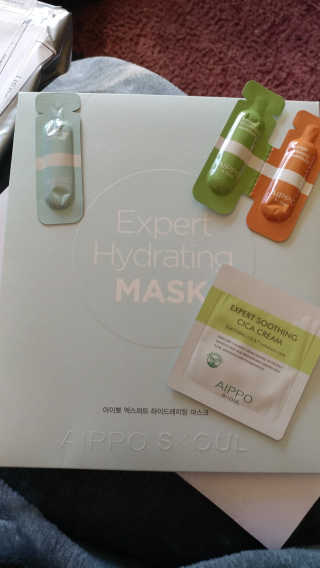 아이뽀 모든 피부 타입을위한 AIPPO Expert Hydrating Mask — 5점을 준 리뷰어가 2018년 2월 올린 사용 사진