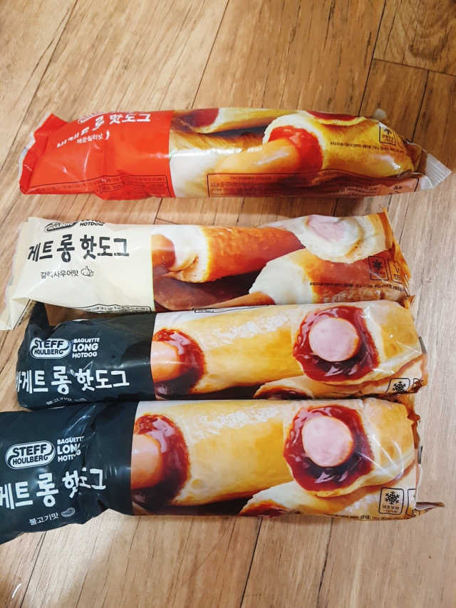 스테프 핫도그 바게트롱 3종 4개 모음 리뷰 사진