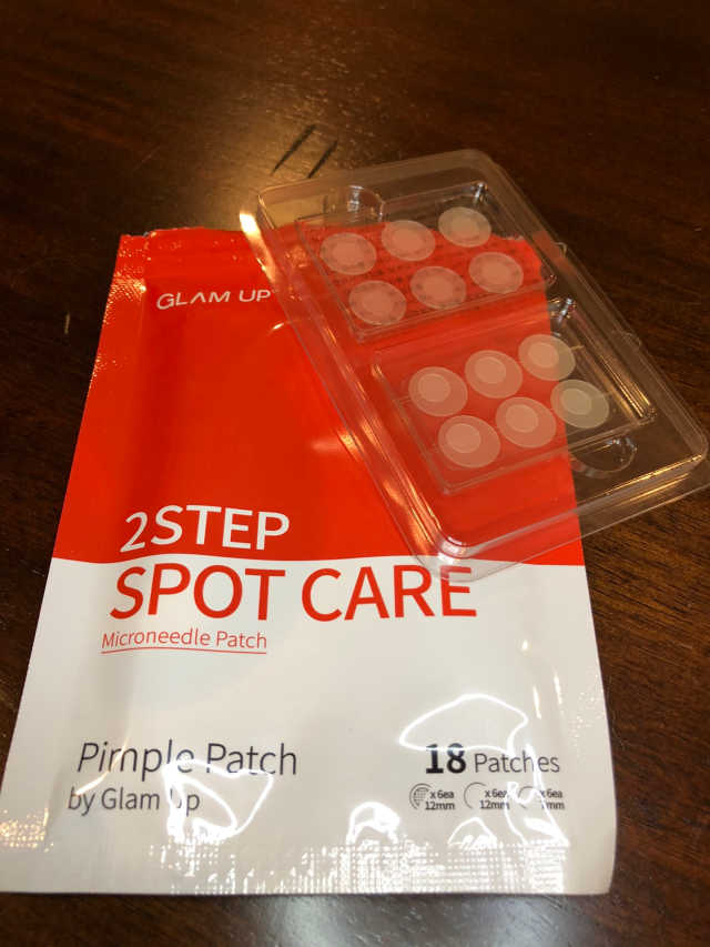 2 단계 스팟 케어 여드름 패치 리뷰 사진
