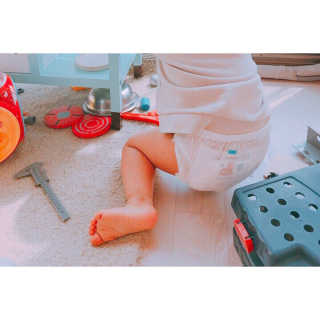 보솜이 리얼코튼 팬티형 — 5점을 준 리뷰어가 2019년 3월 올린 사용 사진