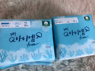 보타메디 마이아이엠 생리대 — 4점을 준 리뷰어가 2019년 1월 올린 사용 사진