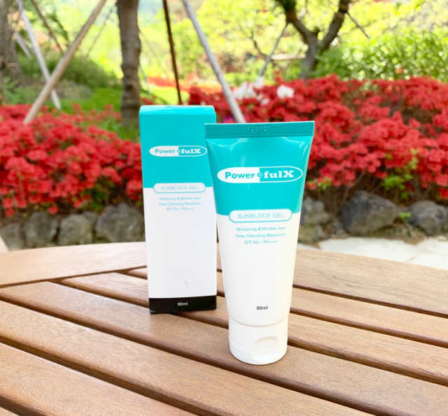 선블록젤 SPF50+ PA++++ 리뷰 사진