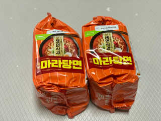 [풀무원] 포기하지 마라탕면 — 4점을 준 리뷰어가 2019년 7월 올린 사용 사진