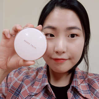 밀키드레스 바비메이크 베일 쿠션 — 4점을 준 리뷰어가 2018년 5월 올린 사용 사진