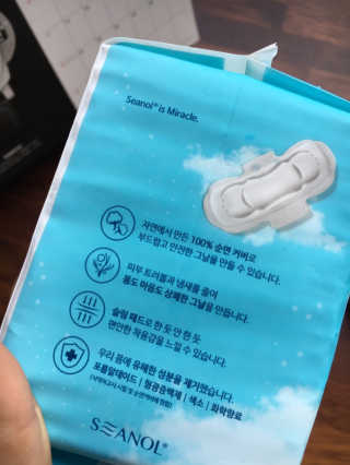 보타메디 마이아이엠 생리대 — 5점을 준 리뷰어가 2019년 1월 올린 사용 사진