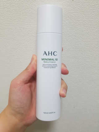 AHC 에이 에이치 씨 미니멀 10 워터리 에센스 — 5점을 준 리뷰어가 2018년 12월 올린 사용 사진