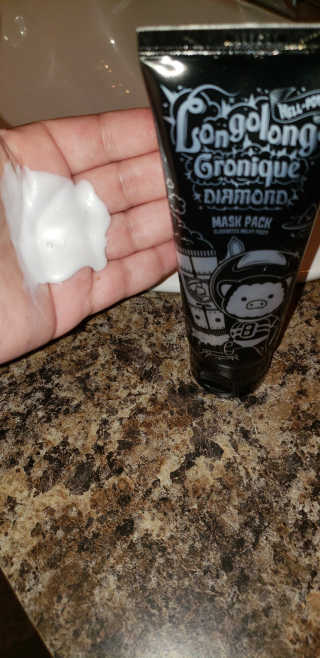 엘리자베카 Elizavecca  LongoLongo Gronique Diamond Mask Pack — 4.83점을 준 리뷰어가 2018년 6월 올린 사용 사진