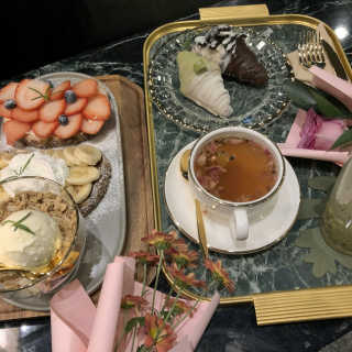까치화방_판교점 [까지화방_판교]오픈토스트세트+수제청음료+커피+꽃 — 5점을 준 리뷰어가 2018년 12월 올린 사용 사진