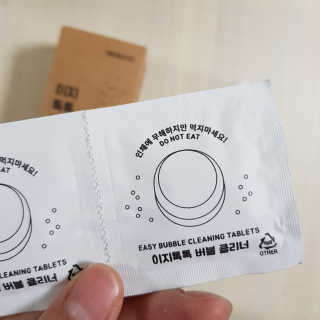 [에코앤드]이지톡톡 버블클리너 1종세척제 — 4.17점을 준 리뷰어가 2019년 6월 올린 사용 사진