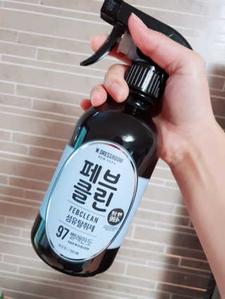 더블유드레스룸 페브클린 500ml — 5점을 준 리뷰어가 2018년 11월 올린 사용 사진